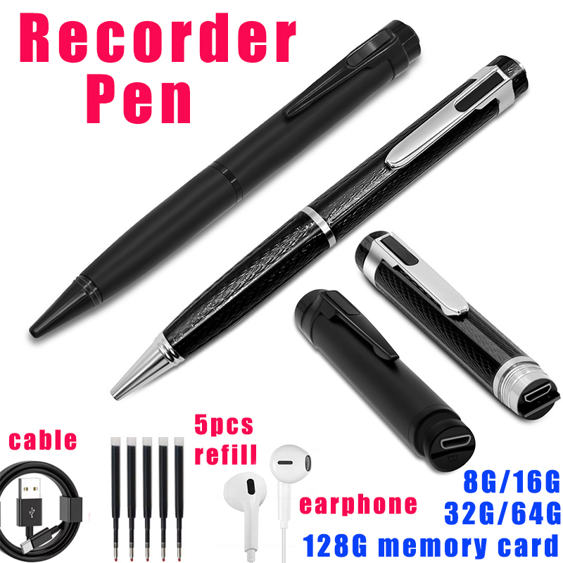 Voice Recorder Pen - Digitale Geactiveerde Pen Voice Recorder 8G-128G
