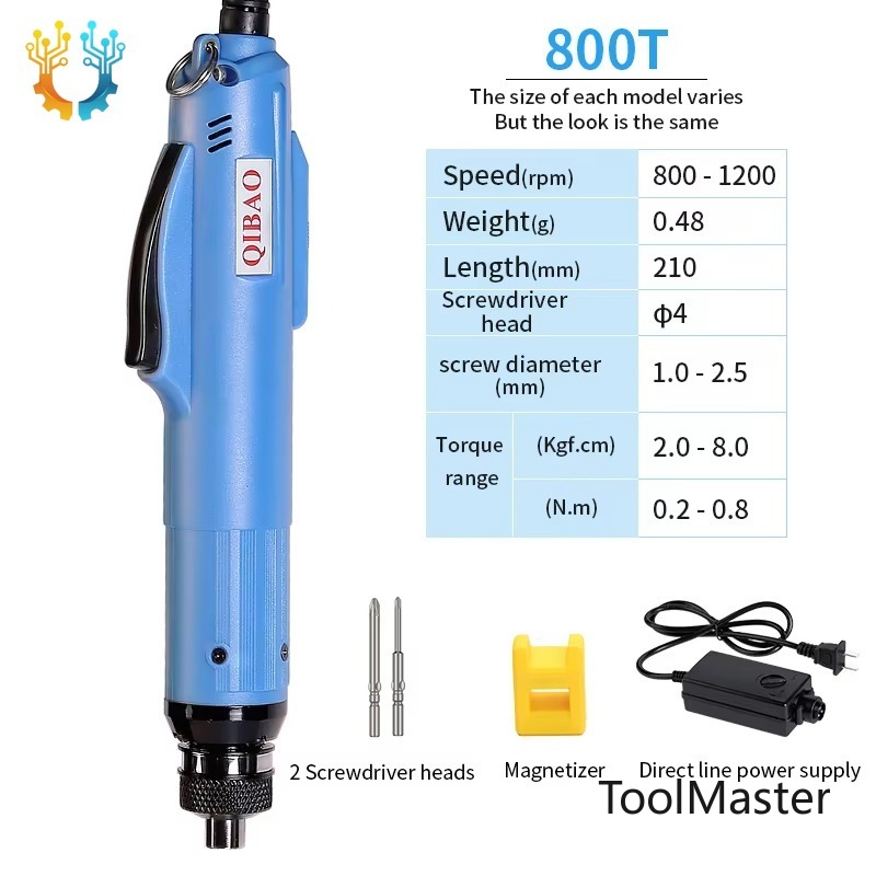 Electric Gadget - 【2026】800T Automatische elektrische schroevendraaier Handboor Elektrisch