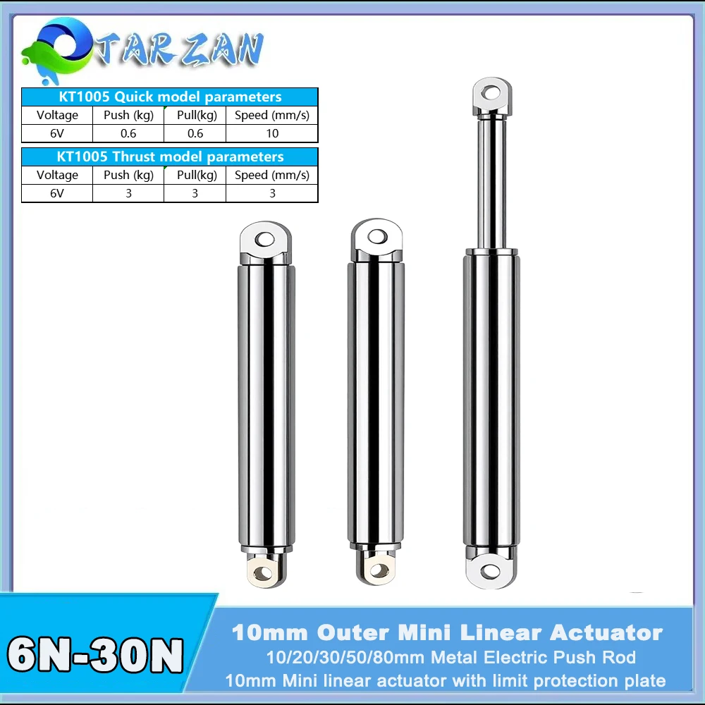 Electric Gadget - 10mm Lineaire Actuator Intrekbare Pen Type