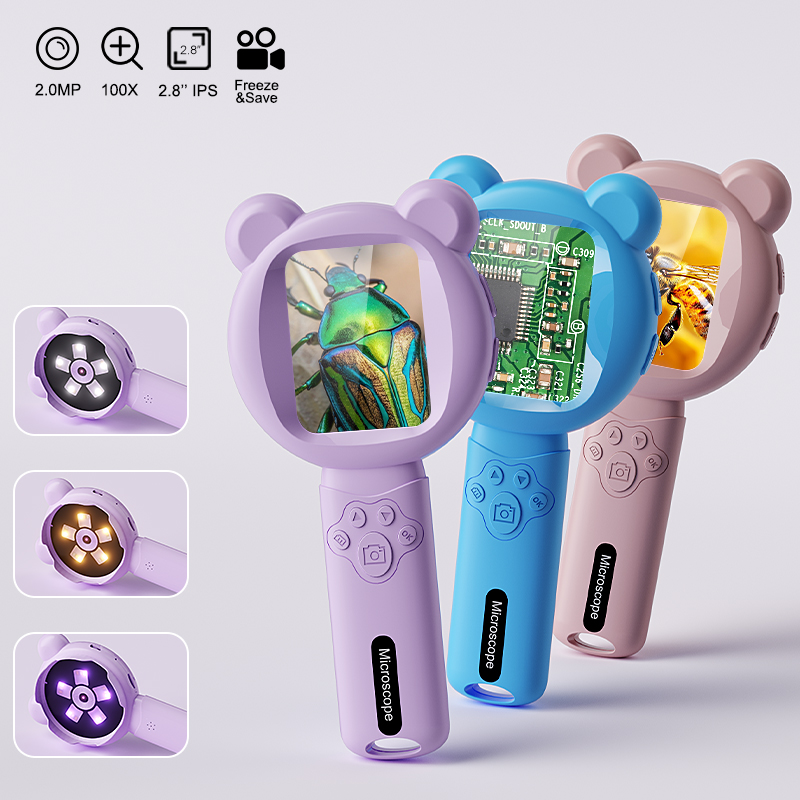 Digital Magnifier Reading - Digitale vergrootglas voor kinderen, 2,8'' scherm,