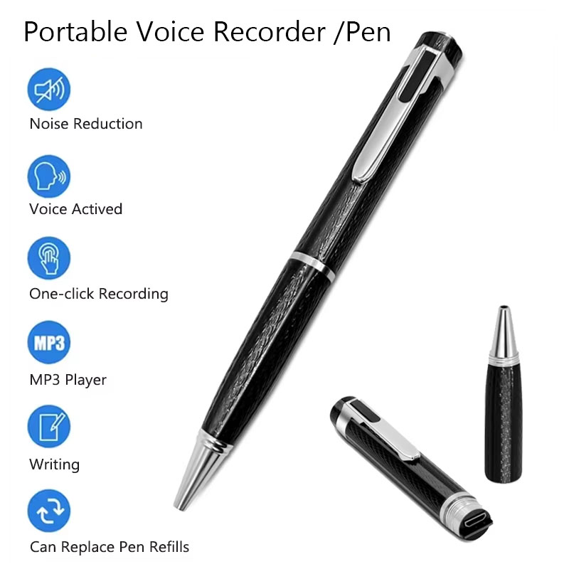 Voice Recorder Pen - Draagbare digitale voicerecorder Professioneel schrijven Audio-opname