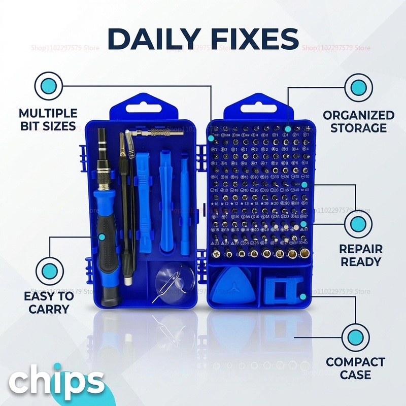 115-delige multifunctionele sc - Electronics Repair Gadgets recensie en prijs