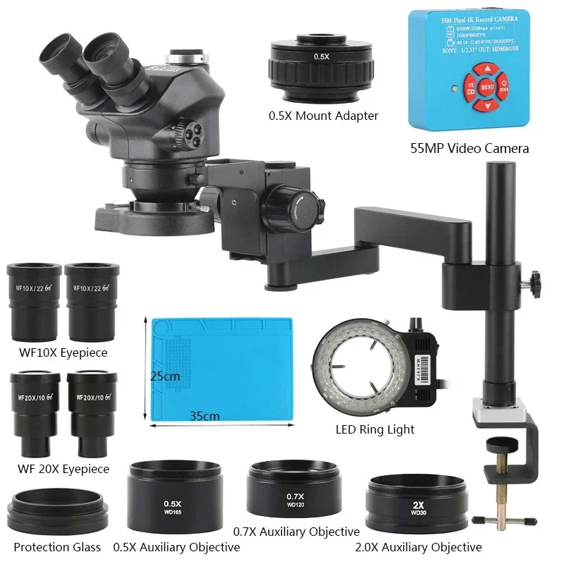3.5X-200X Zoom Stereo Trinocul - Digital Magnifier Reading recensie en prijs