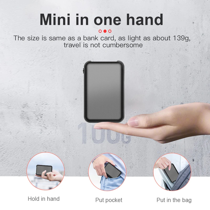 5000mAh Mini Power Bank Record - Voice Recorder Pen recensie en prijs