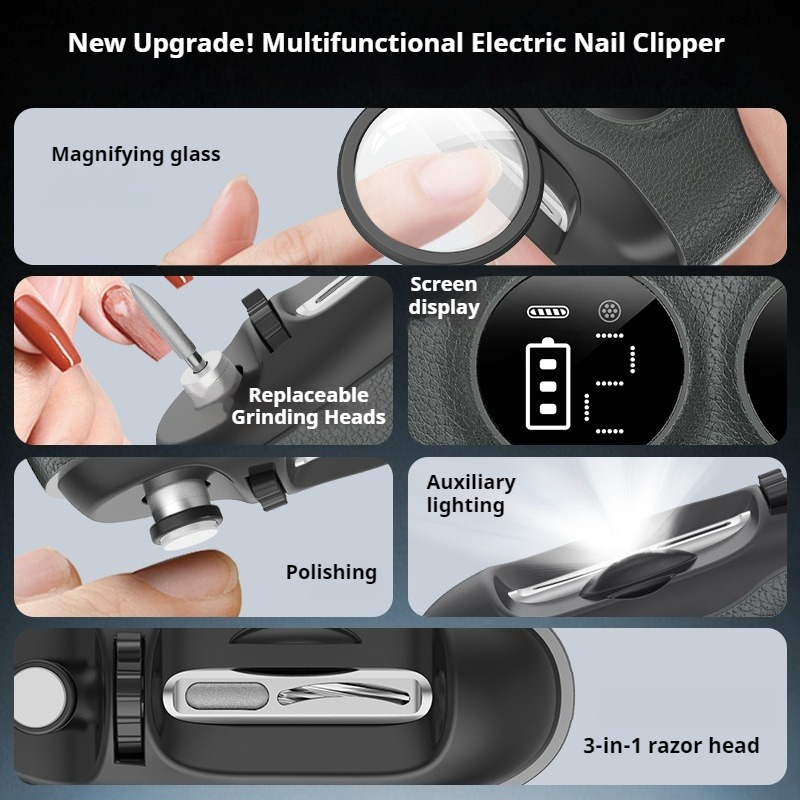 Elektrische nagelknipper 3-in- - Digital Magnifier Reading recensie en prijs