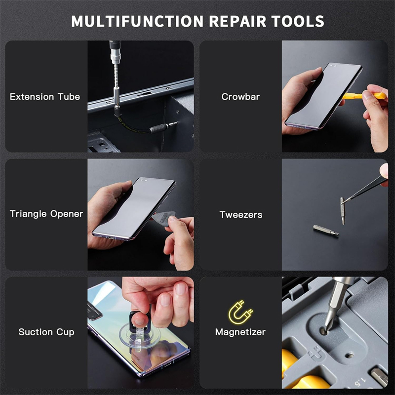 145 in 1 precisieschroevendraa - Electronics Repair Gadgets recensie en prijs