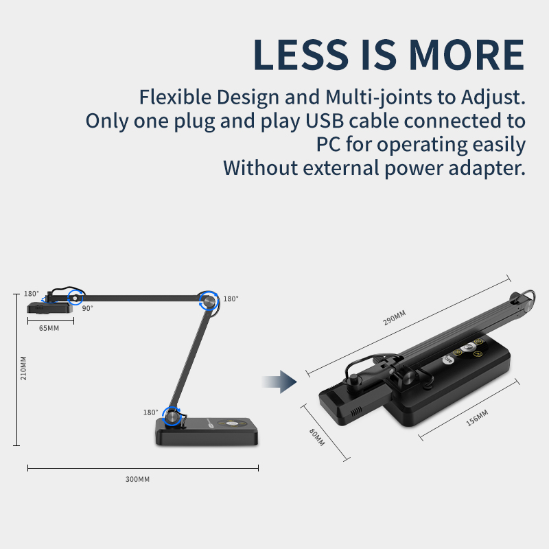 4K digitale visuele presentato - Document Camera Visualizer recensie en prijs