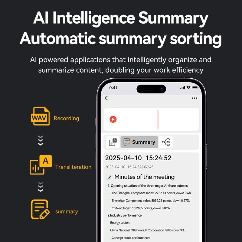 Slimme AI-spraakrecorderpen me - Voice Recorder Pen recensie en prijs