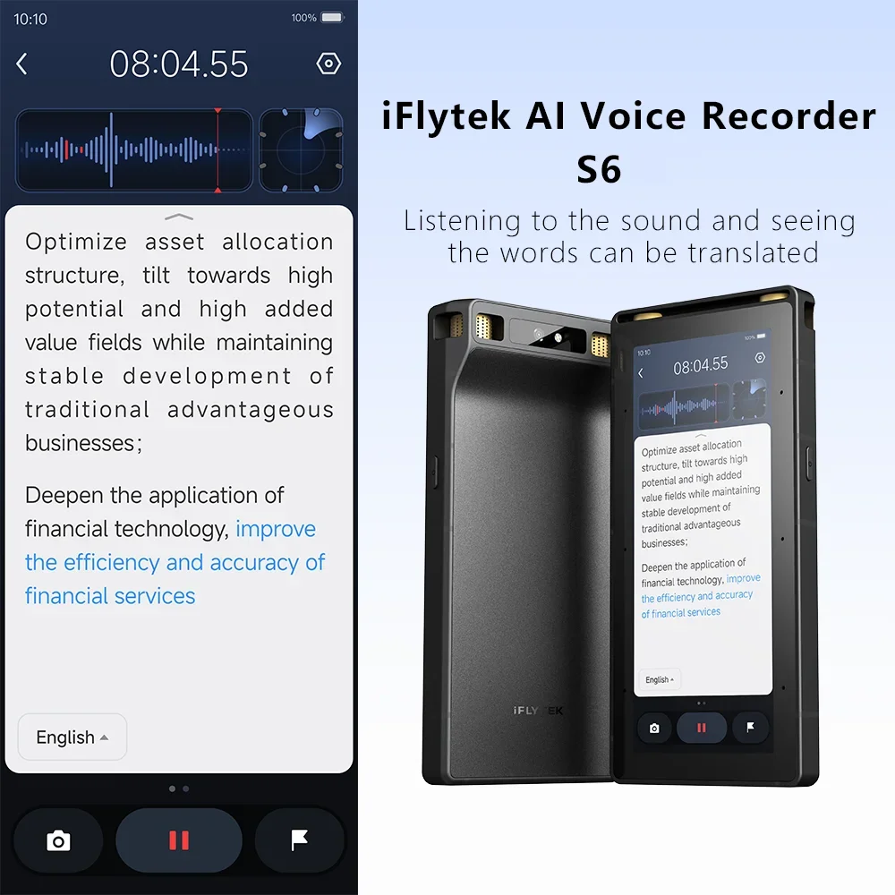 iFlytek AI Recorder S6 Spraakr - Voice Recorder Pen recensie en prijs