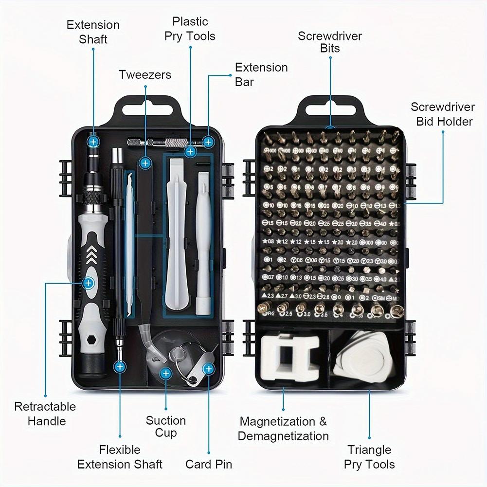 115-in-1 precisieschroevendraa - Electronics Repair Gadgets recensie en prijs