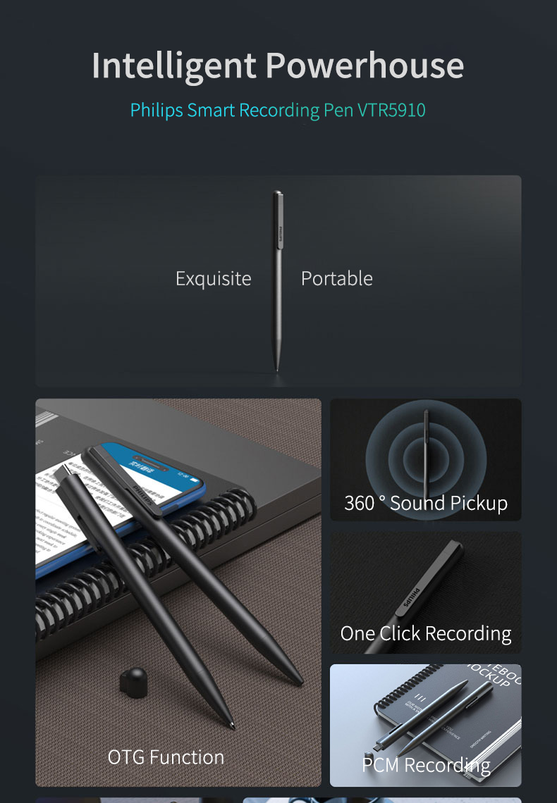 Philips Voice Recorder Pen AI  - Voice Recorder Pen recensie en prijs